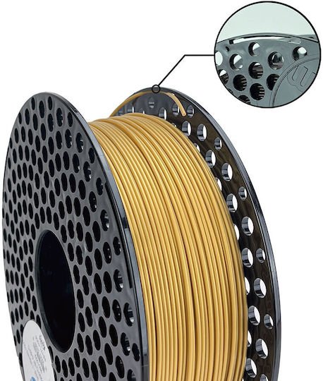 Azurefilm PLA 3D принтер филамент 1.75mm Шампанско Златисто 1kg