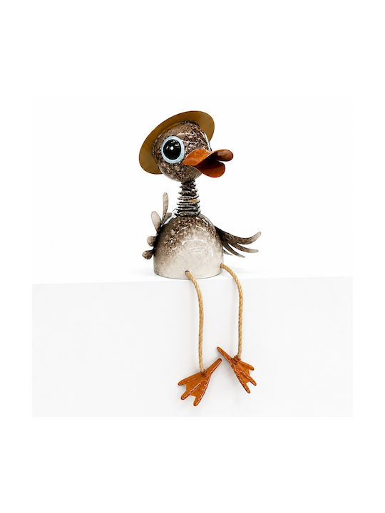 Decorative Duck Made of Metal 18x18x45.5cm