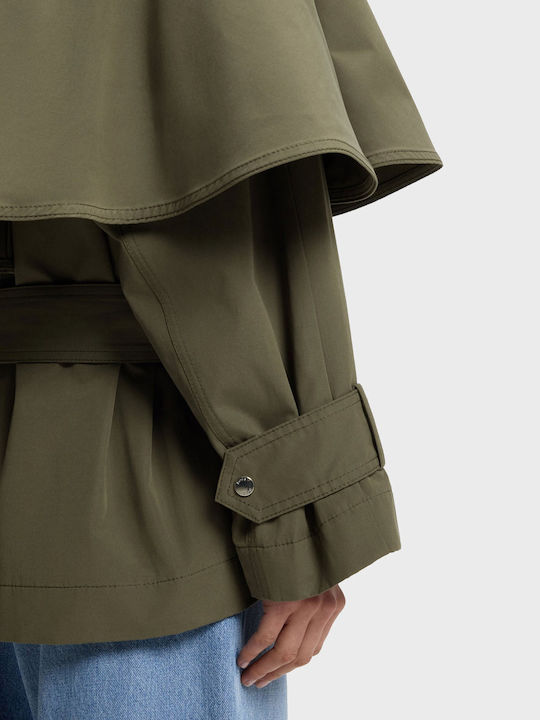 Women's Olive Gabardine