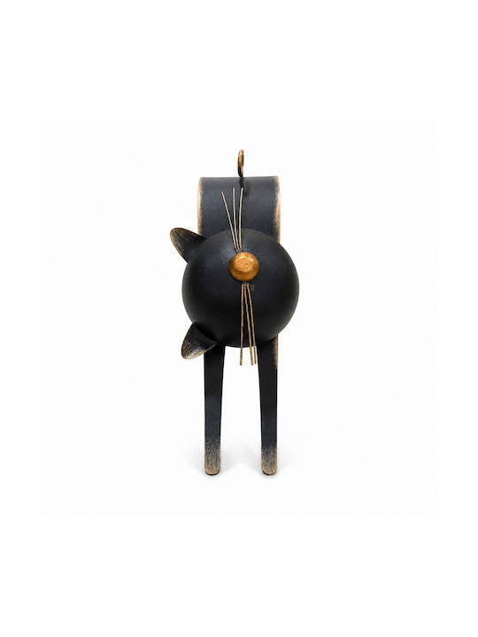 Decorative Cat Made of Metal 26x9x15cm