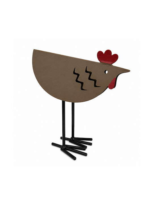 Decorative Bird Made of Metal 17.5x8x18cm