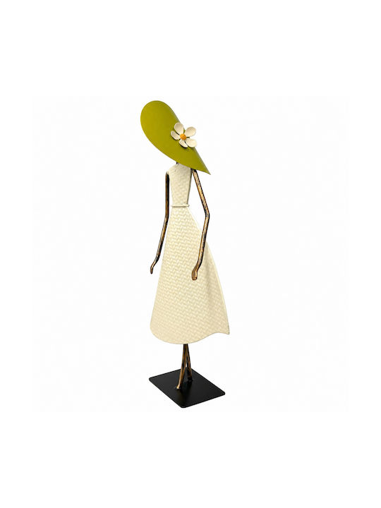 Decorative Figure Metal 16x9.5x39cm