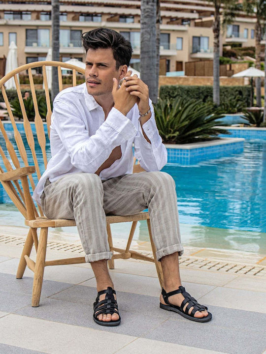 Ανδρικά Σανδάλια Μονομάχου Διόνυσος Μαύρο
