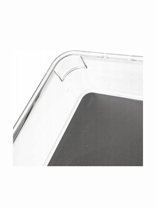 Orion Cutie De Depozitare Din Plastic Cu Capac Gri 24x16x4.5cm