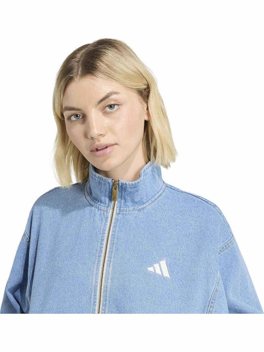 Damen Jean Jacke Blau