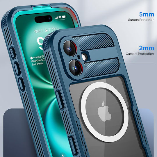 Waterproof Case Apple Iphone 16 Shellbox Carbon Black