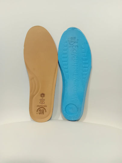 Safe Step Δερμάτινα Πέλματα Καμάρας με Memory Foam MemoryFoamHC0025 2τμχ