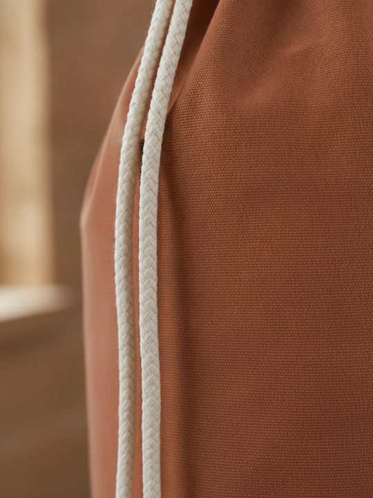 Organic Fabric Women's Drawstring Bag Orange
