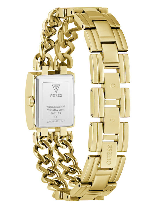 Micro Mod Womens Watch 20mm Battery with Gold Stainless Steel Bracelet