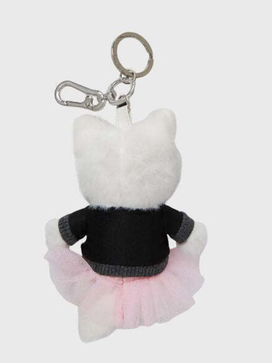 Karl Lagerfeld Ikon Choup Ruffle 3D Ключодържател B3W50013 Бял Karl Lagerfeld Ikon Choup Ruffle 3D Ключодържател B3W50013 Бял