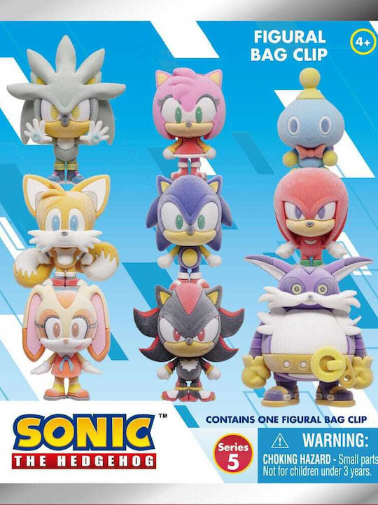 Sonic Hedgehog Pvc Bag Clips Flocking Series 5 Display 24 Sonic Hedgehog Pvc Bag Clips Flocking Series 5 Display 24