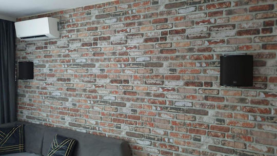 3D стенен панел от стиропор сив 100x50x2см