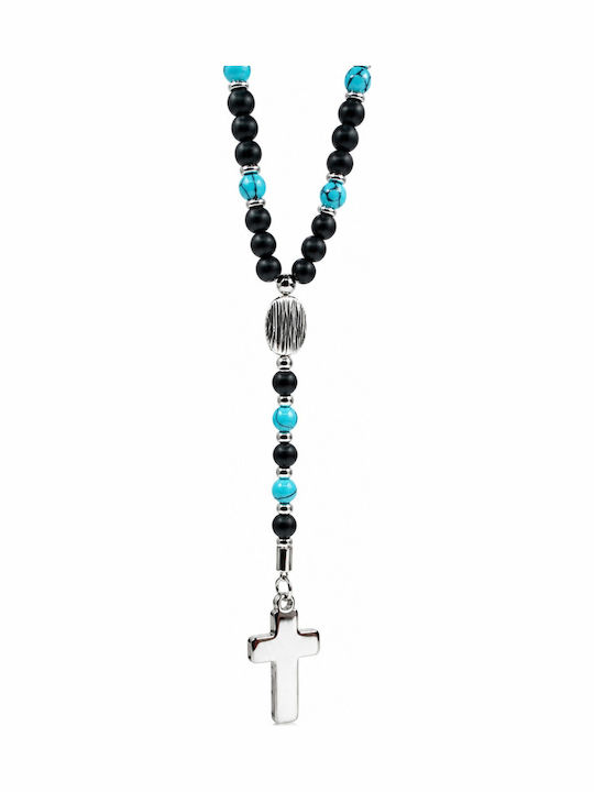 Cross from Steel with Chain