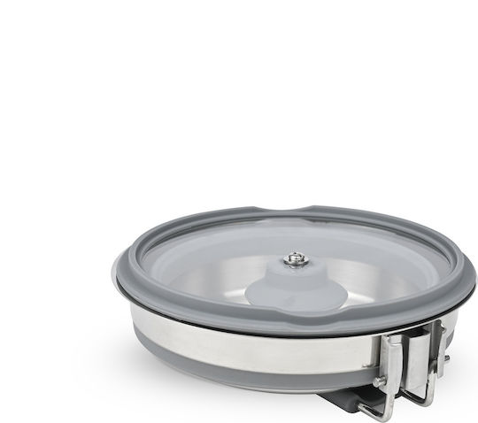 Platinet Oală pliabilă din silicon pentru camping 1 litru