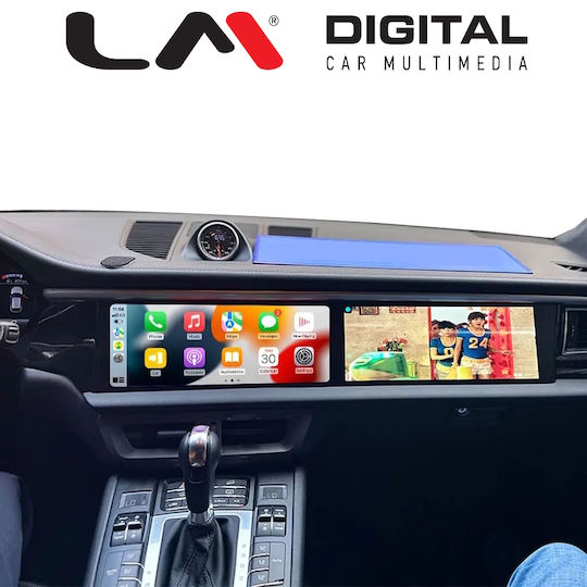 Lm Digital Lm Jfk1823 Dual Οθόνη Oem Multimedia Αυτοκινήτου Porsche Macan 2010 > 2016 Σύστημα Pcm3.0/pcm3.1 Χωρίς Εργοστασιακό Σύστημα Carplay Androidauto Bt Gps Wifi Gprs