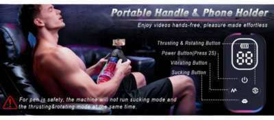 Premium Männlicher Masturbator mit Vibration