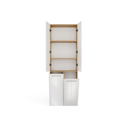 Epipla1.gr 669837TOP Στήλη Μπάνιου Δαπέδου 60x30x174cm Καφέ