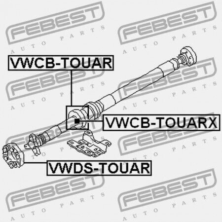 Febest Arbori De Transmisie Pentru Volkswagen Touareg