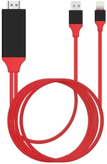 Bild HDMI-Kabel männlich - Lightning männlich 1m Schwarz