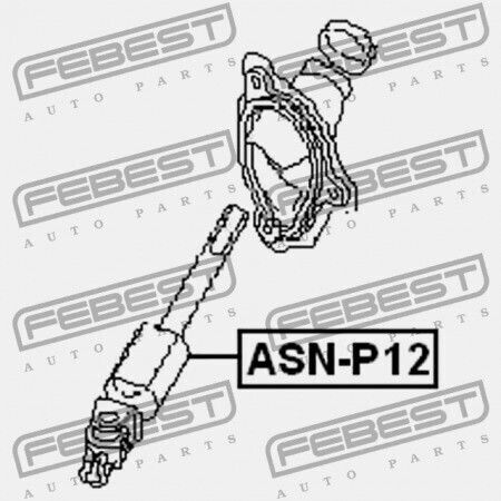 Steering Cross Lower Part Steering Column Nissan Primera P12e 2002.01-2007.05 El 48080-av600