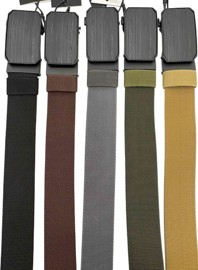 Hyperblack Herren Militärgürtel Molle Tactical Nylon K901 Braune Dunkle