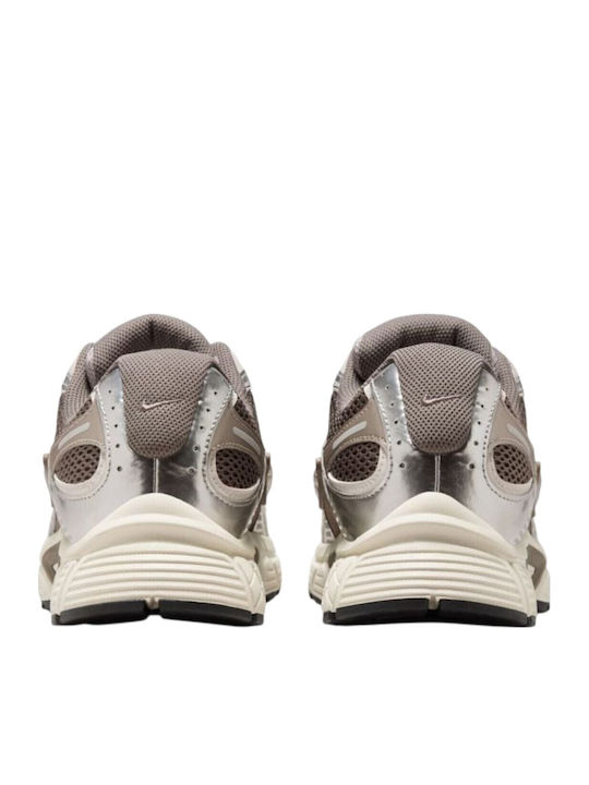 Women's Sneakers Silver Brown