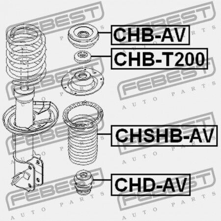 Febest Febest Stoßdämpfer Für Chevrolet Aveo 2004-2006