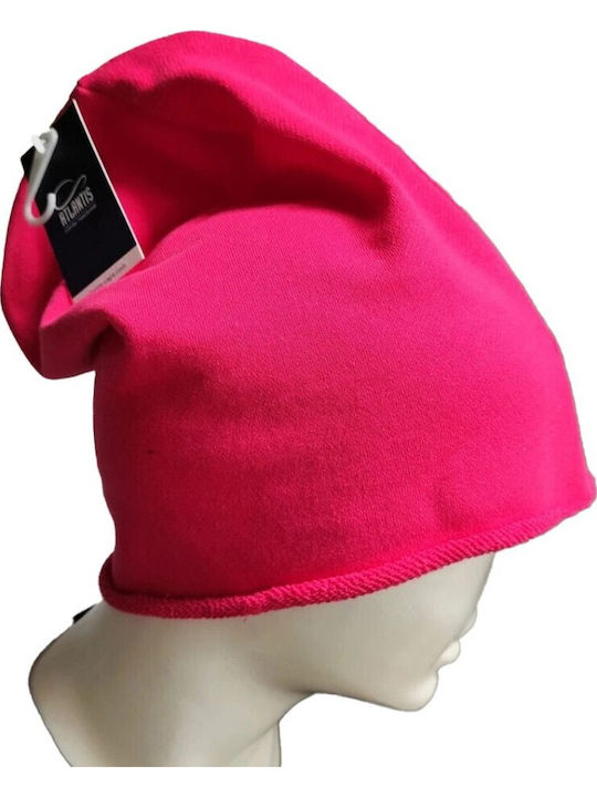 Brooklin 871 Beanie Männerschmuck Strickmütze in Fuchsie Farbe
