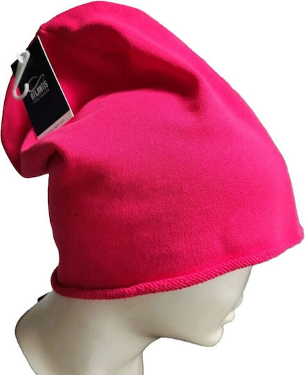 Brooklin 871 Beanie Ανδρικός Σκούφος Πλεκτός σε Φούξια χρώμα