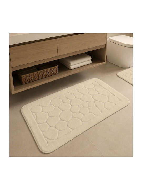 Tropik Home Set Badematten Baumwolle LJD27748 Beige 2 Stück
