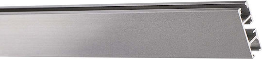 One-Way Metallic Curtain Track In Grey Colour 200cm