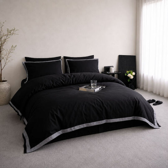Rebeka Home Подредба Двойна 200x220см Черен