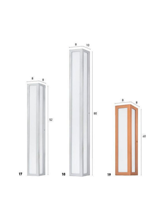 Luma Iluminat Exterior Montat Pe Perete Led Încorporat IP54 19W Luma Iluminat Exterior Montat Pe Perete Led Încorporat IP54 19W