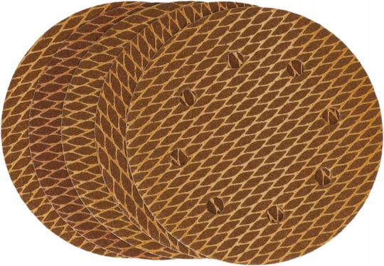 Dedra Φύλλο Λείανσης Έκκεντρου Τριβείου 180x180mm Σετ 5τμχ