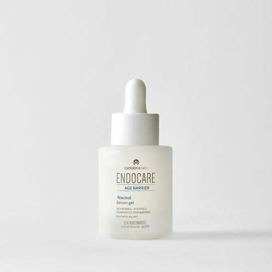 Cantabria Labs Endocare Age Barrier Niacinal Serum Gel 30ml High Performance Serum-Gel with 10% Niacinamide and Hyaluronic Acid
