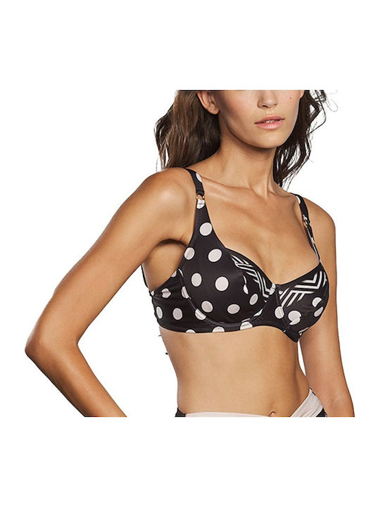 Bikini Σουτιέν F Cup Μαυρο