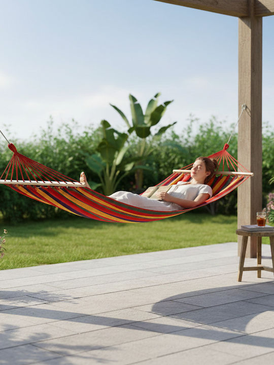 Hammock Αιώρα Υφασμάτινη Πολύχρωμη 200x60εκ.