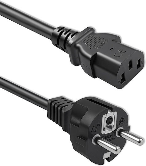 Qoltec Schuko / IEC C13 / IEC C14 - Schuko / IEC C13 / IEC C14 Cable 1.5m