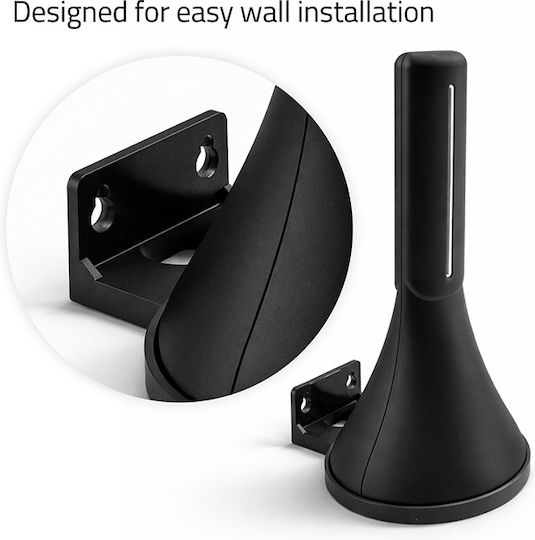Qoltec Qoltec Indoor TV Antenna (Does Not Require Power) Transparent