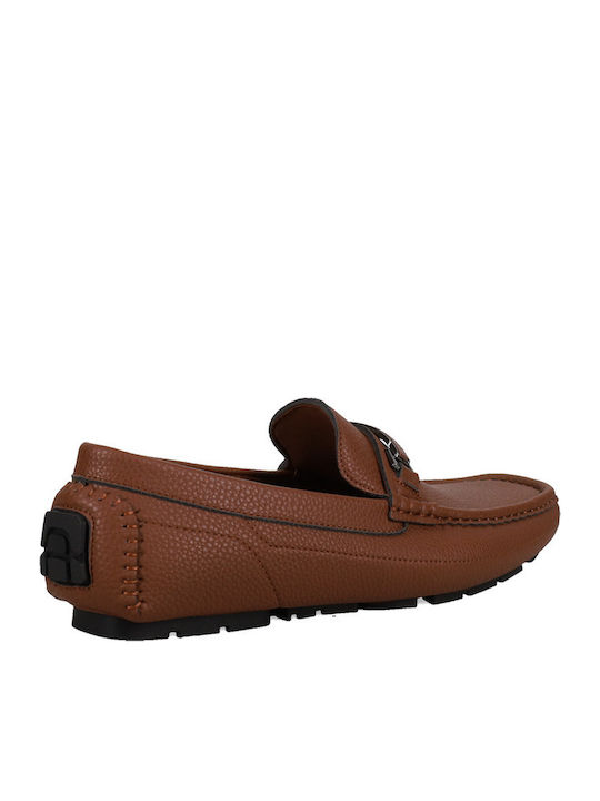 Men's Loafers In Tabac Brown Colour