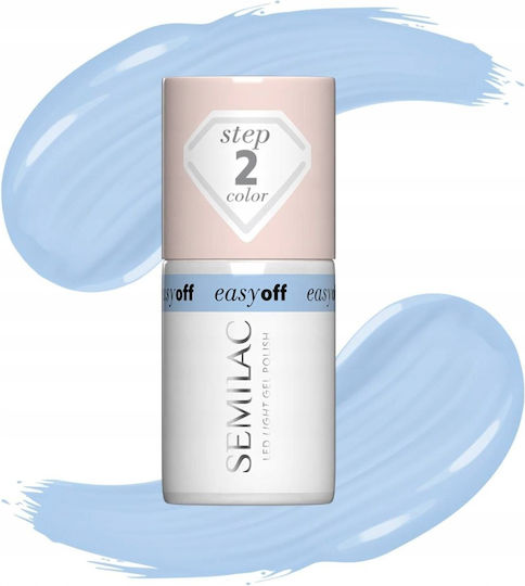 Semilac Hybrid Gel Nagellack Blau 7ml