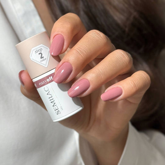 Semilac Semi Permanent Nail Polish Mocha Cream 7ml