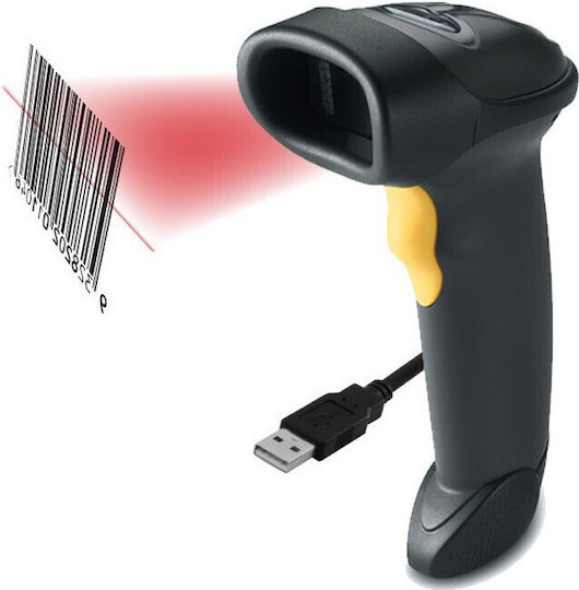 Handheld Wired Scanner with 2D and QR Barcode Readability