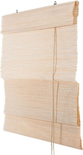 Bamboo Shading Blind In Beige Colour W120xH160cm