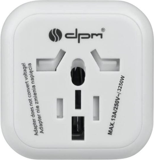 DPM Steckdosenadapter von Universal auf Griechenland