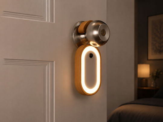 Verk Group Rechargeable LED Night Light with Battery Power and Motion Sensor
