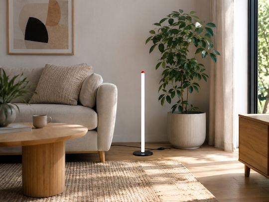 Verk Group LED Φωτιστικό Δαπέδου Υ50xΜ1.5εκ. με RGB Φως Μαύρο