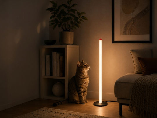 Verk Group LED Φωτιστικό Δαπέδου Υ100xΜ1.5εκ. με Ψυχρό Λευκό Φως Λευκό