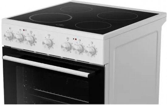 Eskimo Κουζίνα 70lt με Κεραμικές Εστίες Π60εκ. Wh
