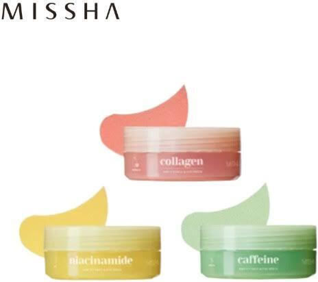 Missha Airy Fit Caffeine Depuffing Face And Eye Patch Face Eye Caffeine 60 Pcs